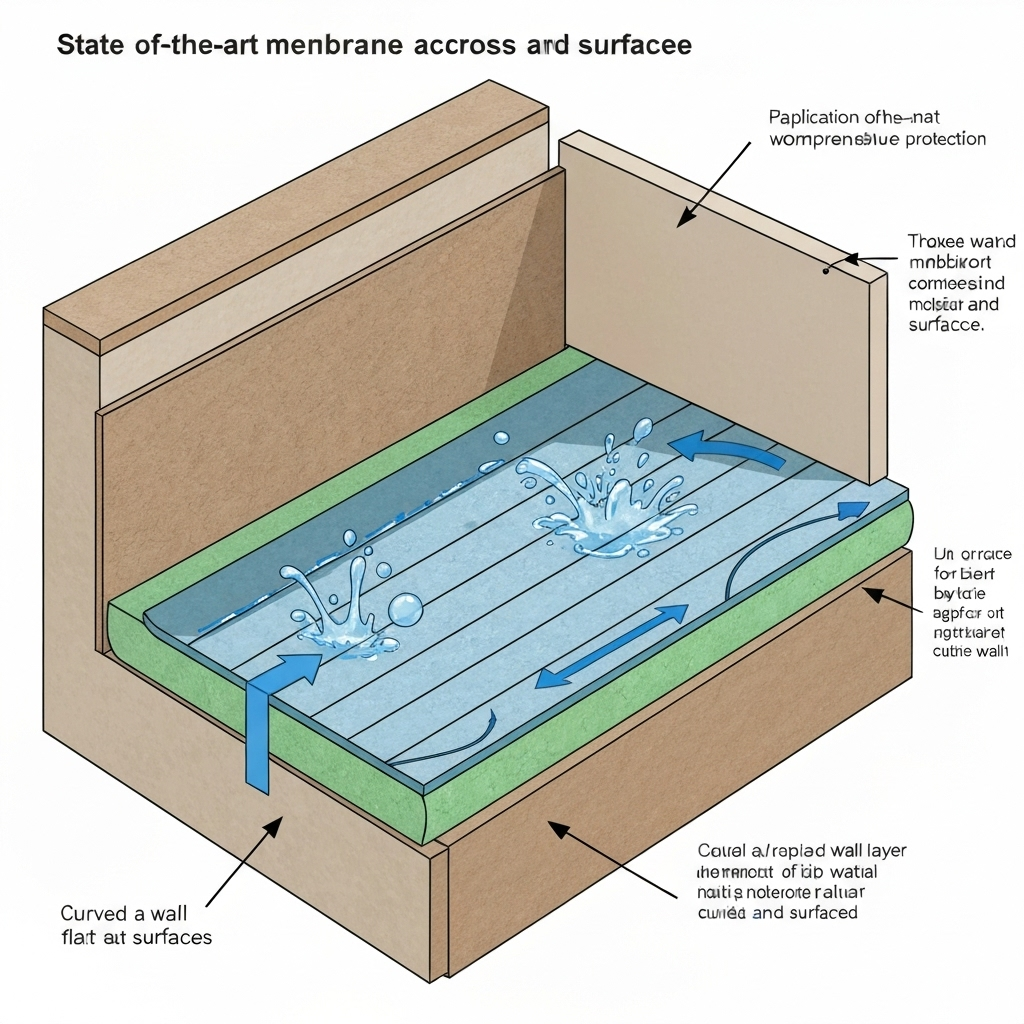 DPM (Damp-Proof Membrane) process diagram